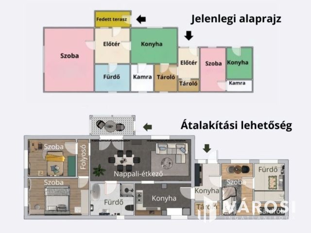Téglaépítésű családi ház 920 m²-es telken Enyingen